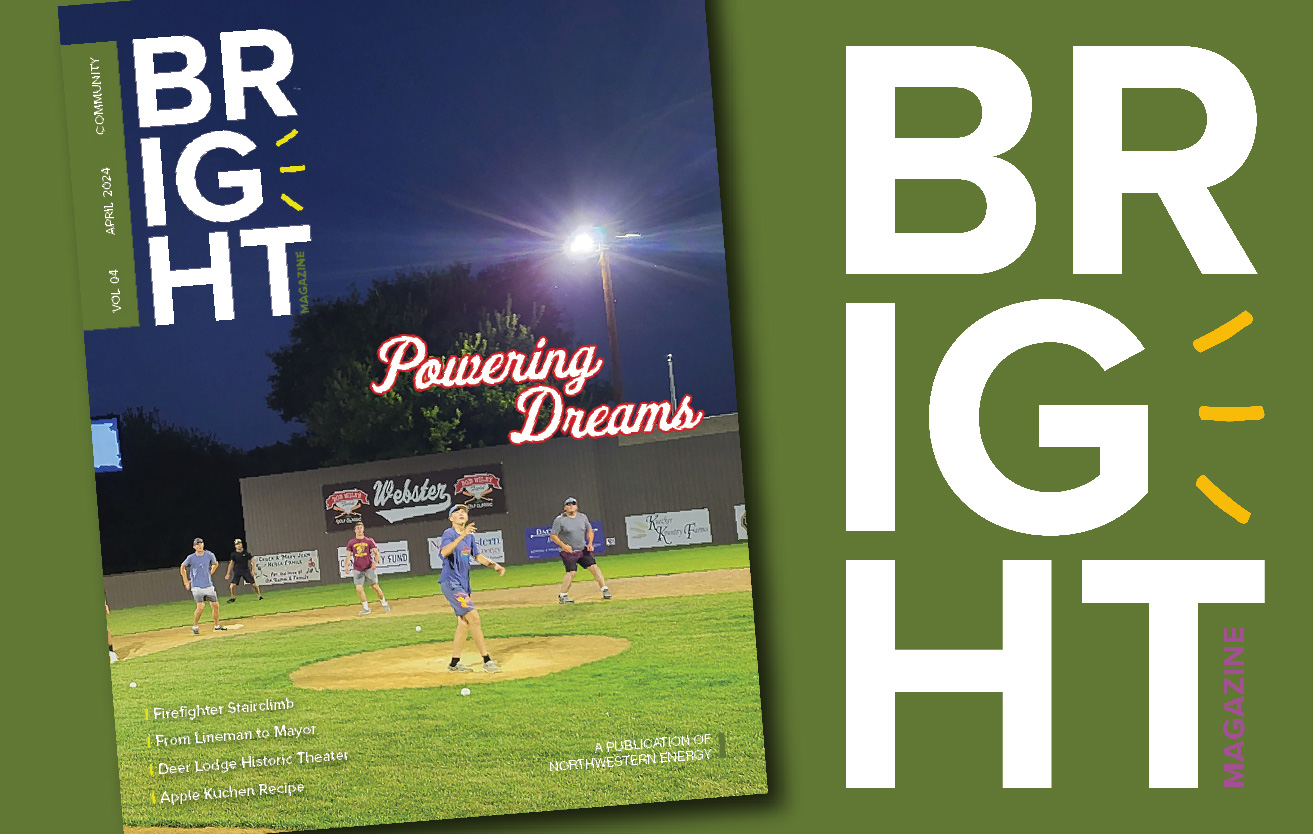 Cover of Bright magazine on a green background